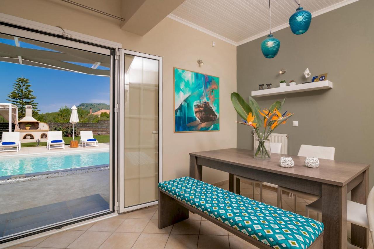 Madini Luxury Villa With Private Heated Pool Vanato Exterior photo